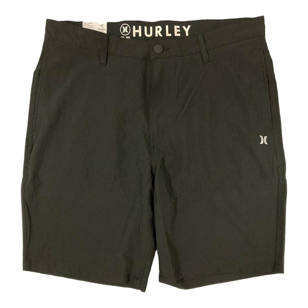 Hurley Men's Quick Dry Classic Fit Hybrid Walk Shorts Black 36